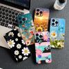 Sunflower Fresh Little Daisy Flower Phone Case for Apple iPhone 17 Pro XS Max Air 6 7 8 Plus 5 + SE 2022 SE2 16E 8+ Cover