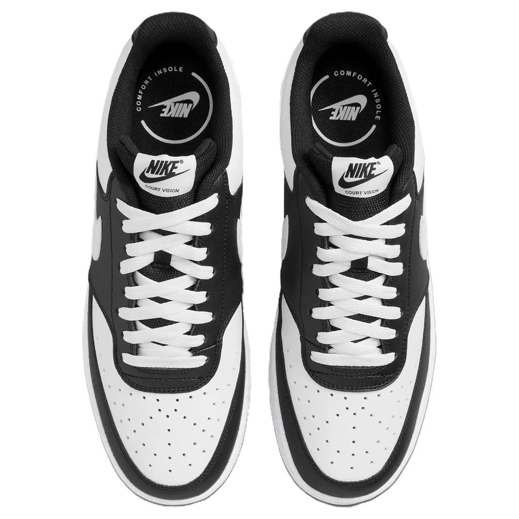 Nike Court Vision Low Black White Men Sneakers HM9862-001