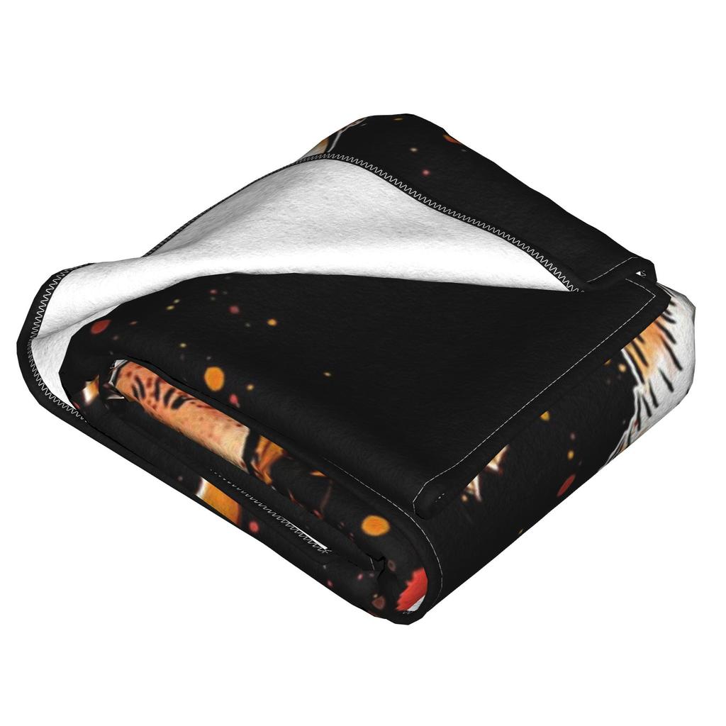 Fox In the Snow Classic Blanket Soft Warm Flannel Throw Blanket Cover for Bed Living Room Picnic Travel Home Couch