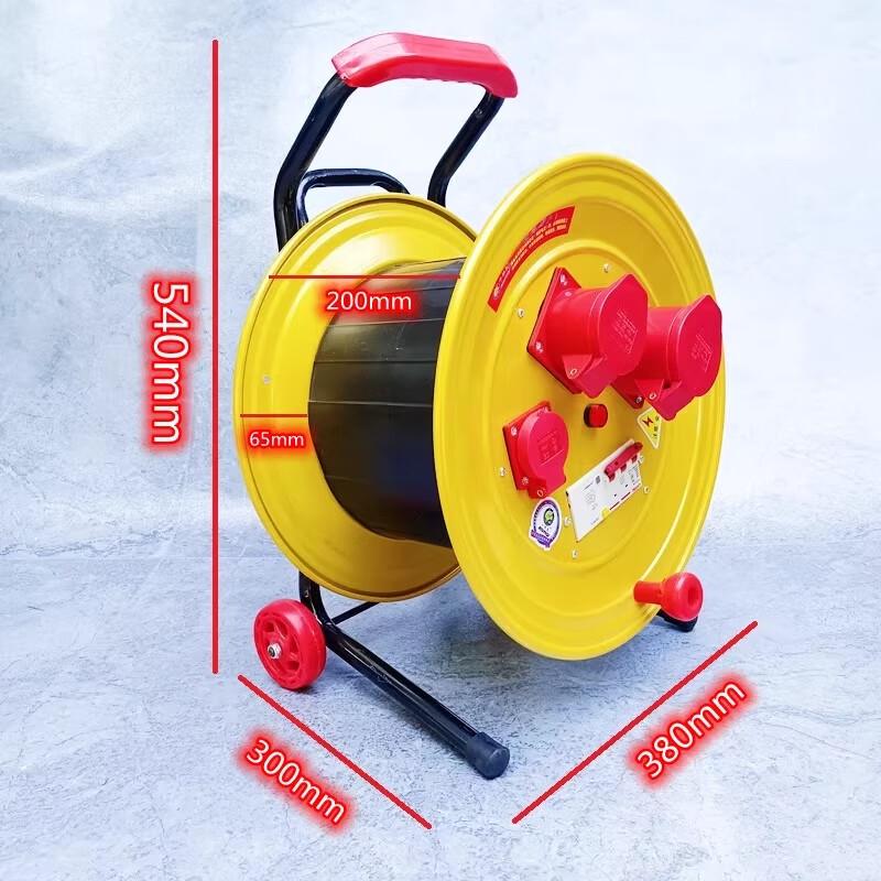 Industrial Rainproof Aviation Plug Extension Cable Reel