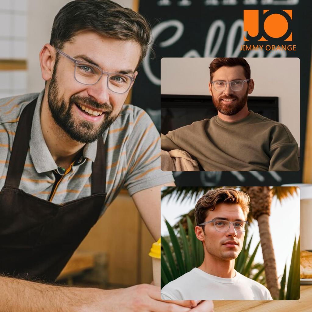 High reading blue light UV UV TR90 gray [JO] quality, stylish, men's glasses, cut, cut, cut, material, 2.00