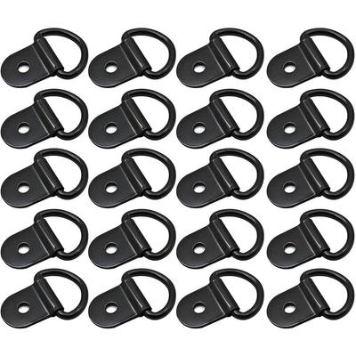 Set mit 20 Zurrösen Motorrad Gepäckhaken Universalhaken 6,5 mm Löcher Stark Langlebig Edelstahl Universal Gepäckhaken