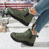 Women's 2025 Winter Snow Boots, Velvet-Lined, Large Size Unisex Warm Cotton Boots
