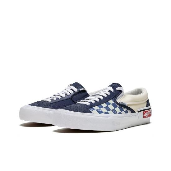 Vans Slip-On Cap LX 'Dress Blues' VN0A3TKSUBZ Men's Shoes