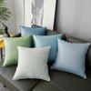 Luxury Retro Faux Leather Pillow Cover with Lychee Pattern - Soft Headboard, Office Cushion, Sofa Throw.