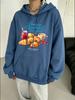 2026 New Printed Hoodie Women's Casual Sweatshirt Loose Pocket Pullover Winter Sports Top
