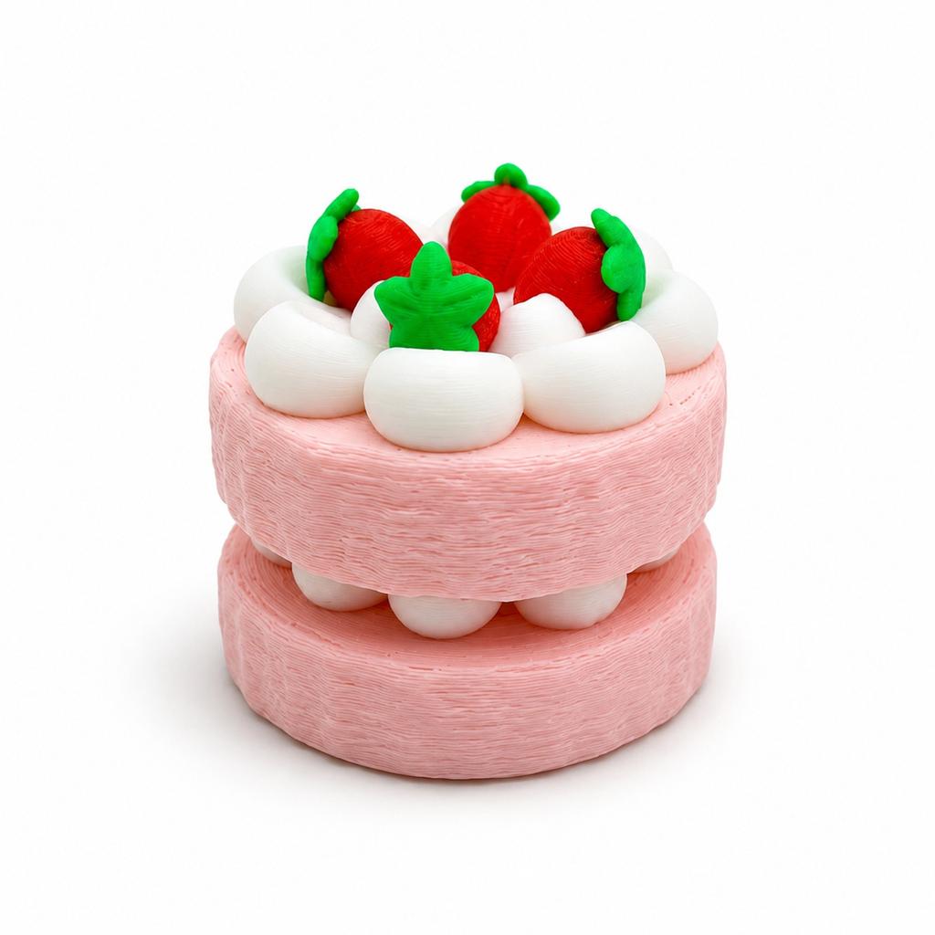 3D Printed Dessert Toy Stress Clicker for Adults Kids