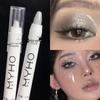 White Matte Highlighter & Eye Brightener Pencil – Waterproof, One-Stroke Shaping for Corner & Eyeshadow