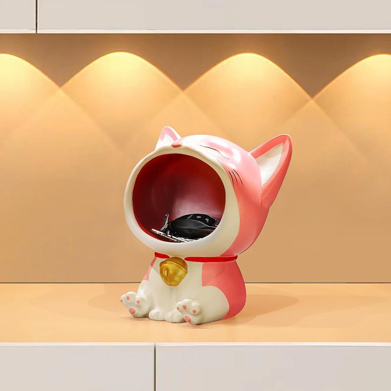 Cartoon Großmaul Schreibtischornament - Schlüsselaufbewahrung & Heimdeko Einzugsgeschenk