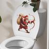 Santa Claus Archery Bathroom Bathroom Toilet with Home Decoration Stickers