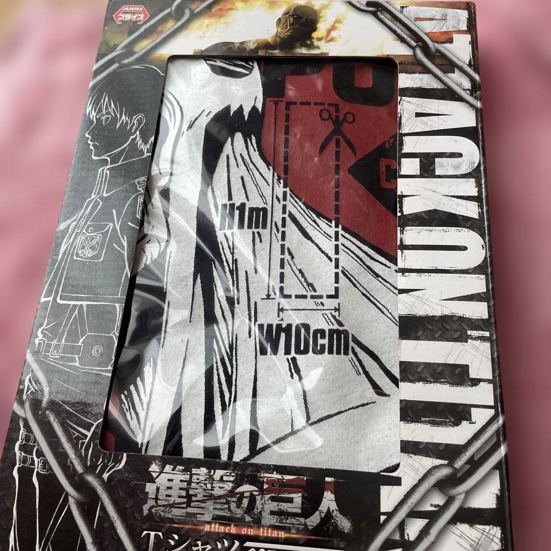 

[Б/У] OK Футболка Атака Титанов Свободный размер Черная