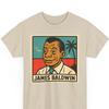 James Baldwin Retro Comic T-Shirt: Literary Pop Art Unisex Tee