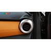 Cubierta de Rejilla de Ventilación Lateral Delantera de Aire Acondicionado para Nissan Kicks 2017 2018 Molduras Interiores Mate Accesorios