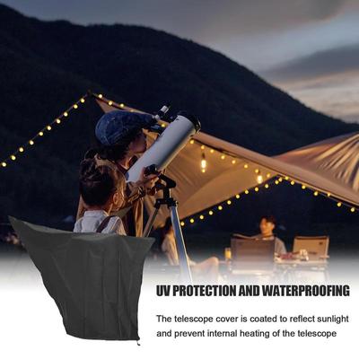 Waterproof Telescope Cover 420D Oxford Cloth Dust Cover For Telescope Dustproof Telescope Covers Drawstring Scope Cover For Sun