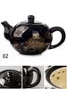 Kung Fu Tea pot,China's National Flower Peony Pattern Teapot Kettle,Coffee Tea Sets,Chinese Traditions  Flower Tea Pot Teaware