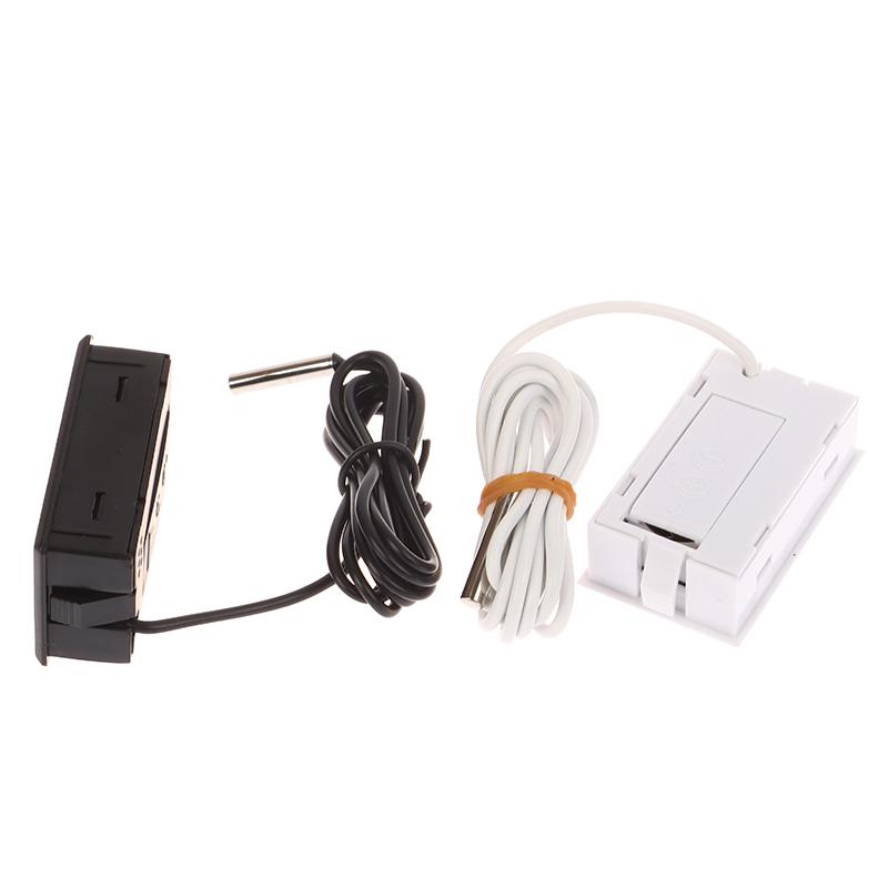 Fy-10 Mini LCD Termômetro Digital Aquário Carro Banho de Água Temperatura Tester Detector Monitor Sensor de Temperatura Incorporado