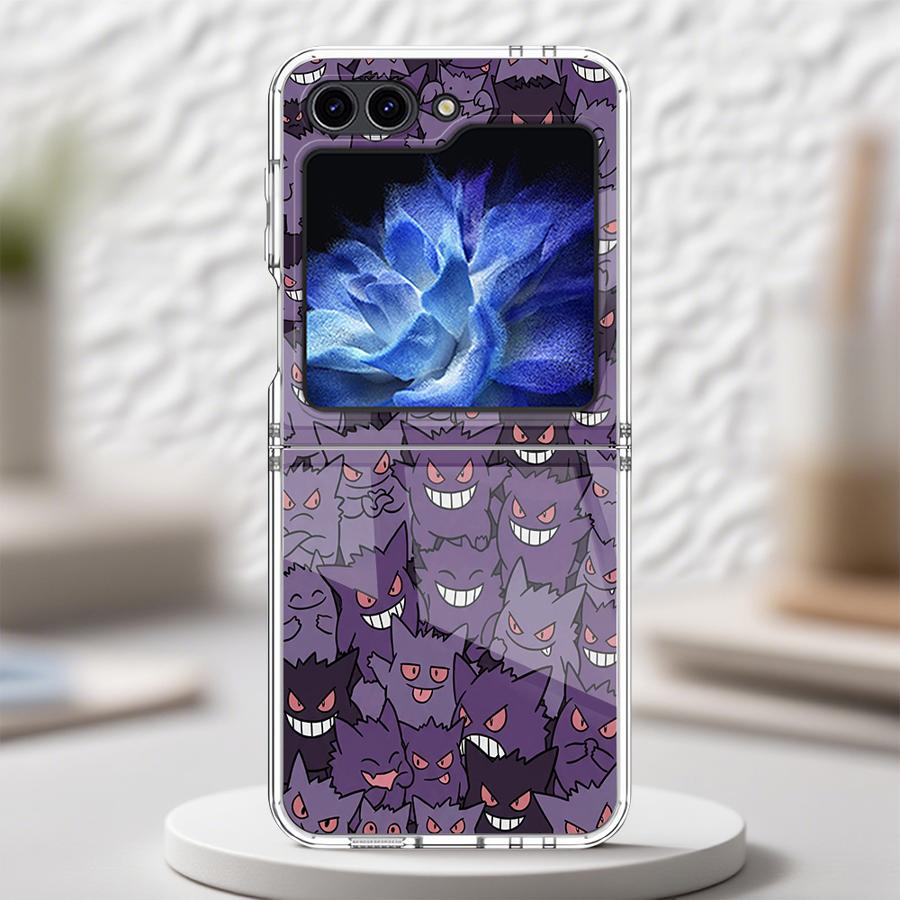 

Transparent Soft Phone Cover Case for Samsung Galaxy Z Flip 7 6 5 4 3 ZFlip7 ZFlip6 ZFlip4 ZFlip3 ZFlip5 Hot Pokemon Gengar Galaxy Z Flip3 5G