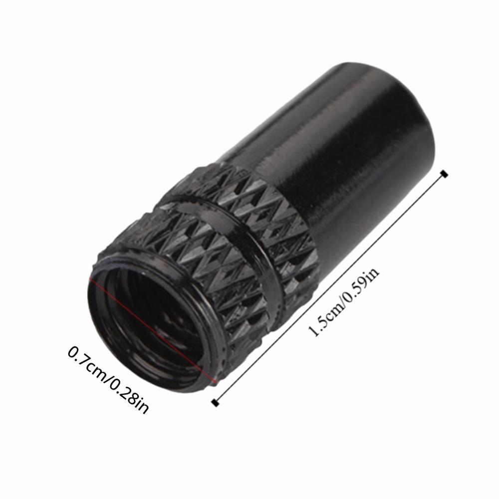 10Pcs Presta Valve Bike Valve Cap Aluminum Alloy Anodized Bike Tire Valve Cap Dust Proof Bicycle Valve Protective Cap