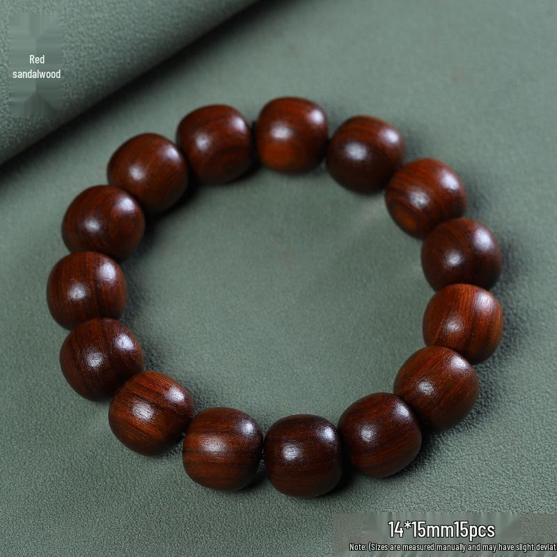 Temple Sandalwood Multi-Treasure Buddhist Rosary Beads Bracelet - Wenge Accessories Gift