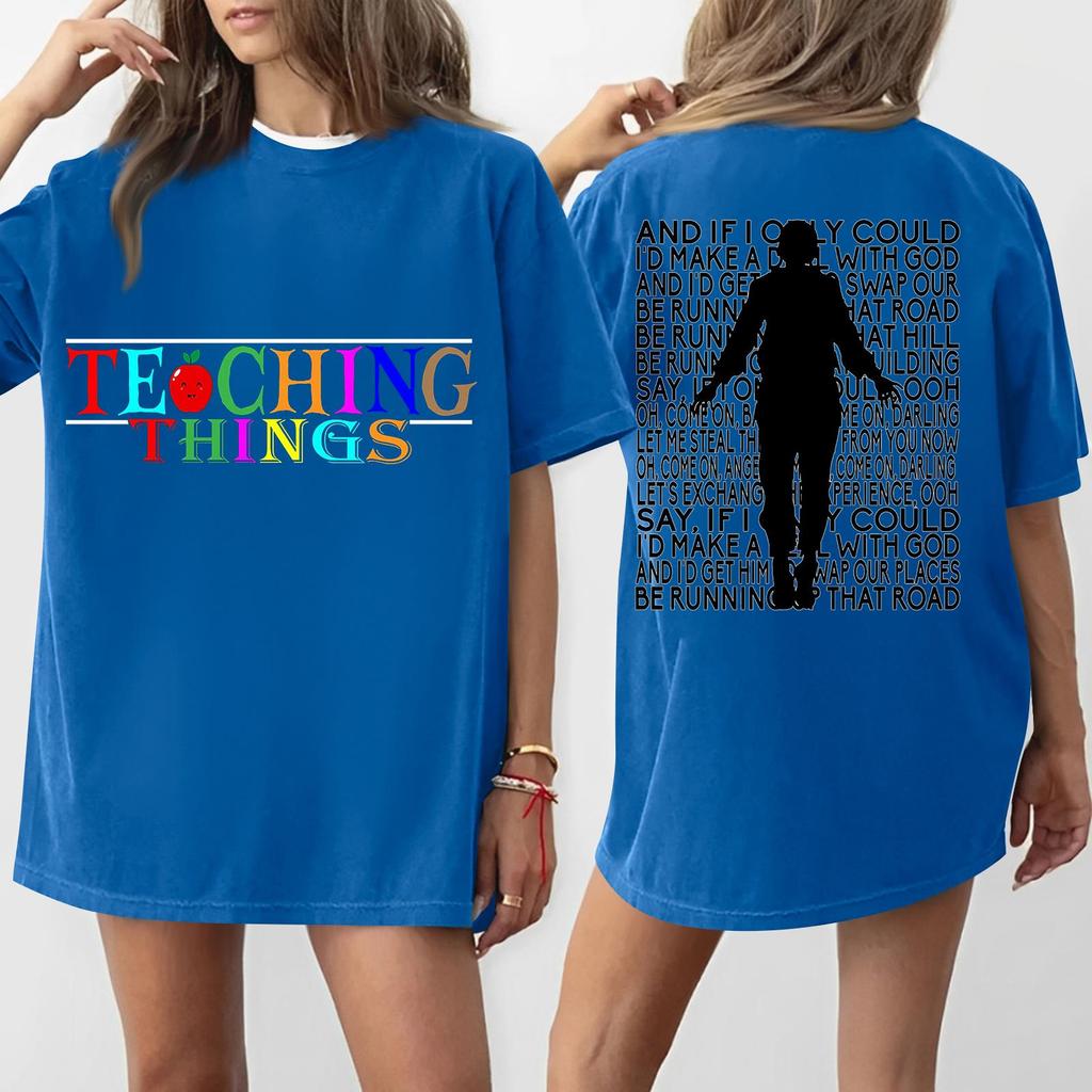 Women's Round Neck Printed Short-sleeved T-shirt Top