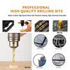 230 Piece Titanium Coated Twist Drill Bit Set 135° Tip Metric 1.0-10mm For Metalworking Woodworking Plastic Drilling Etc