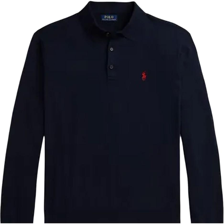 Polo Ralph Lauren Solid Long Sleeve Pony Embroidered Polo Shirt Men tops MNPOSWE16822571400