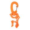 1Pc Outdoor   Diving Double BCD Low Pressure Hose Clip Holder with Snap Hook Buckle(Black)