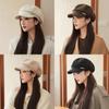 Retro Octagonal Beanie Hat With Cotton Material For Winter Warmth And Windproof Protection