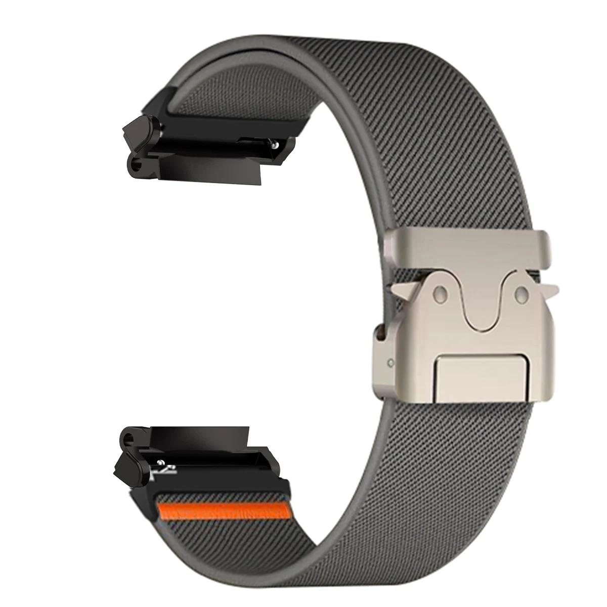 

Новый нейлоновый ремешок для часов Amazfit T-rex 2 3 Watch Ultra Эластичная спортивная петля Браслет на запястье Correa Для Amazfit Trex Pro T Rex For Amazfit T-REX3 темно-серого