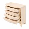 1:12 Scale Dollhouse Multi Drawer Cabinet Wooden Miniature Chest of Drawers for Decoration