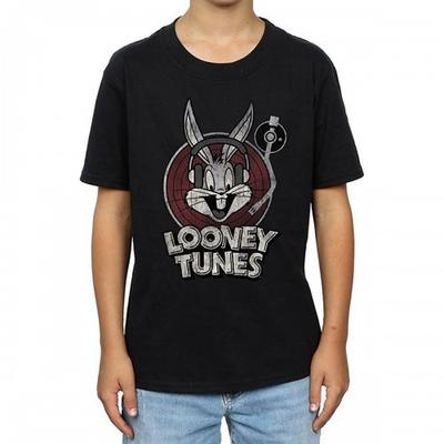 Boys Bugs Bunny Circle Cotton Logo T-Shirt
