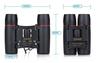 NASSIA 20x Magnification Binoculars for Live Adjustable Neck Storage Case Ideal for Live Outdoor and Birdwatching Performances, Opera, Theater,