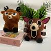 99 Nights In The Forest Deer Plush Toy With Short Pile Fabric For Kids Playroom Decor