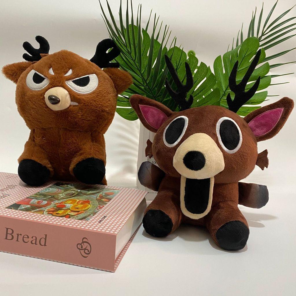 99 Nights In The Forest Deer Plush Toy With Short Pile Fabric For Kids Playroom Decor