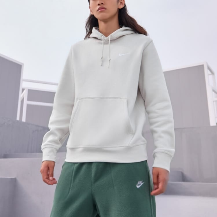 Nike Club Comfortable Casual Soft Fleece Lined Thermal Hooded Pullover Sweatshirt Men's 623453-072
