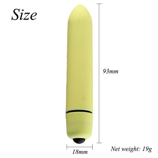 9 Colors 10 Speed Mini Bullet Dildo Vibrator Clitoris Stimulator Sex Products AV Stick Anal Sex Toys for Women
