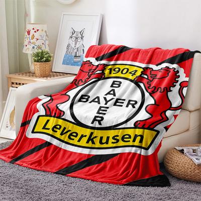 Bayer 04 Leverkusen Print Flannel Blanket, High Quality Comfortable for All Seasons, Home Decor, Warmth and Comfort, Perfect for Christmas Gifts