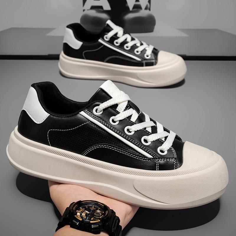 Fashion Outdoor Men's Lace Up Sneakers Fashion Male Casual Shoes New Arrival Skateboard Footwear Leisure Walk Vulcanize Shoes Sneakers