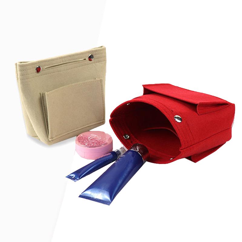 Women Storage Bag Felt Purse Organizer Insert– Inner Liner Pouch For Shoulder Bags, Handbags & Totes Cosmetic  Makeup Bags