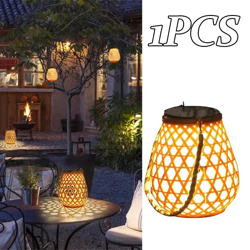 

Светодиодный солнечный светильник, подвесной солнечный фонарь, ретро-фонарь на солнечной батарее, декоративный винтажный светильник для дорожек, уличный металлический полый светильник