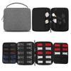 20-Slot Watch Strap & Cable Storage Bag - Portable Handheld Pouch