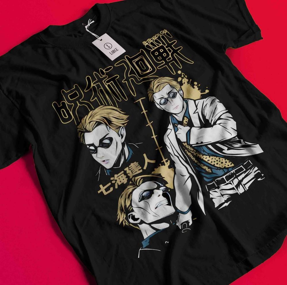 

Nanami T-Shirt Sukuna Shirt Jujutsu Kaisen Tshirt Toji Tee Mahito Gojo Satoru BB1325 XL