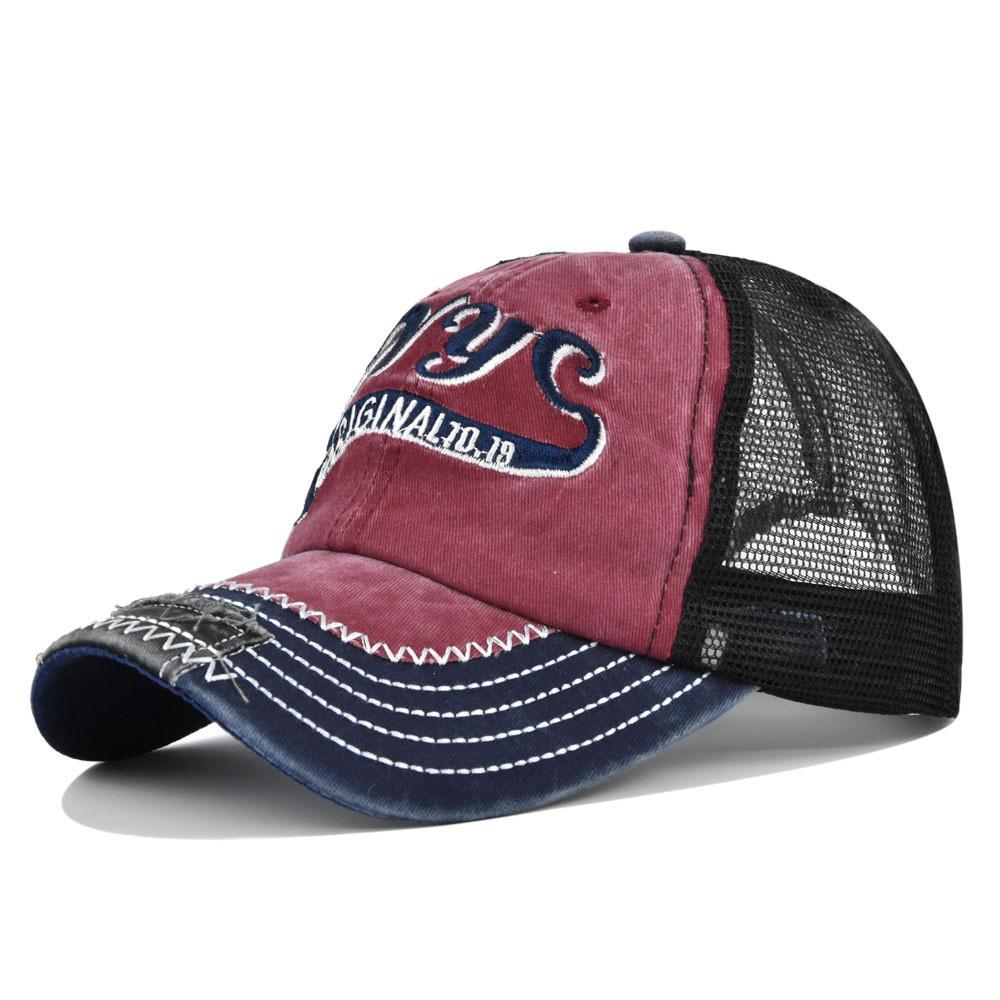 Duck Tongue Hat 3d Letter Embroidered Baseball Hat Sun Shaded Breathable Cool