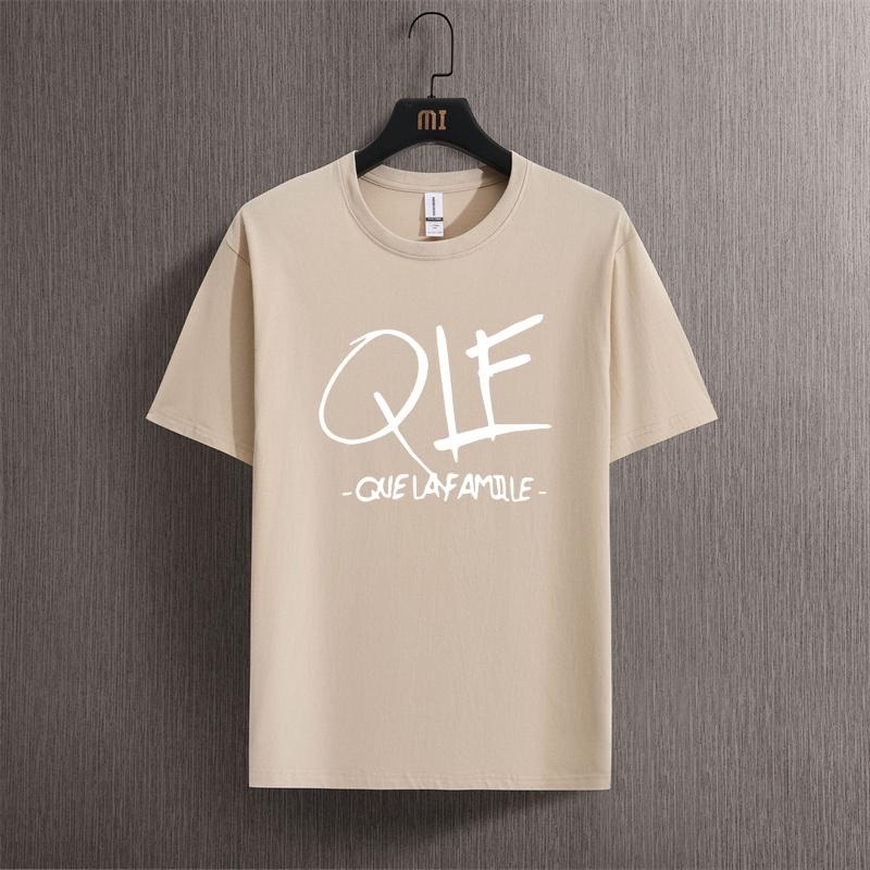 Man Cotton T Shirt Personnalise Chanteur Qlf Que La Famille Chanson Musique N007 Printed T-shirt Woman Vintage Shirts
