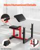 VEVOR Weight Bench with Leg Extension, Strength Training Benches, Max Load 440 LBS Home Gym Bench Fitness Equipment