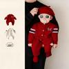 Full Moon Winter Jumpsuit: 2025 New Year Festive Baby Crawling Outfit