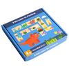 Wooden Dinosaur Dominoes Puzzle Game For Kids Educational Brain Training Toys