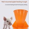 Hygienic Piglets Feeder With AntiWaste Design Wall Mountable For Organized Feeding In Livestock Barns