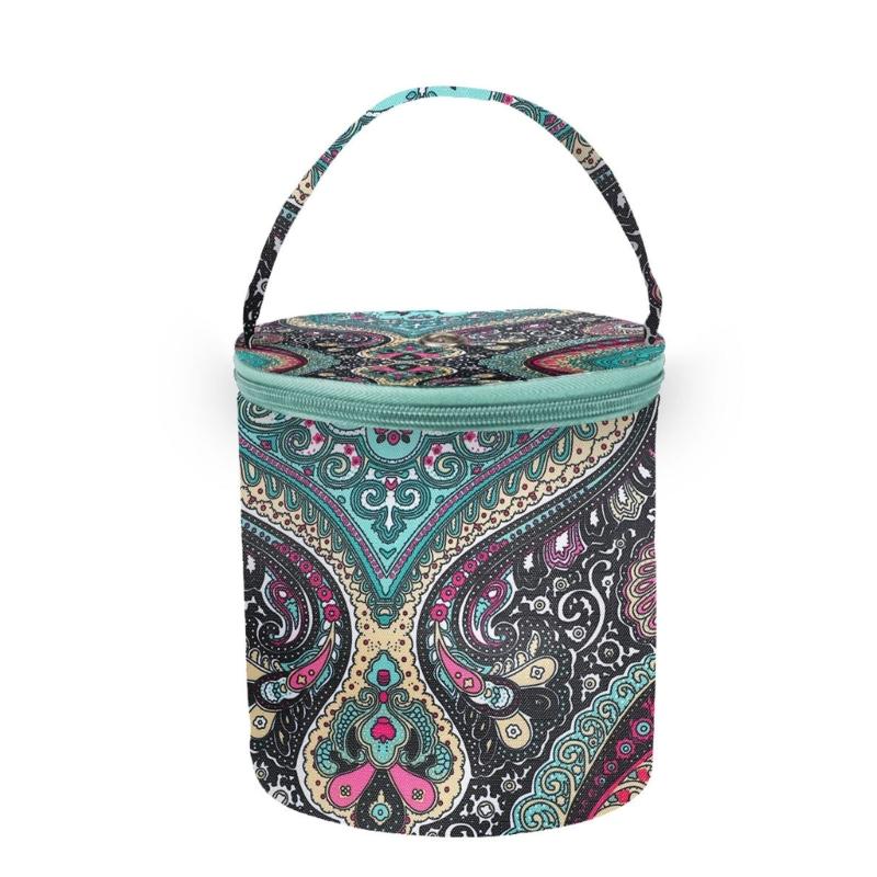 

Knitting Bag Wool Bag Storage Organizer for Crochet Hook Portable Yarn Holder Carrying Case Large Capacity Craft Storage