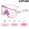 Kapvoe Color Photochromic Cycling Sunglasses Women Luxury for Man Glasses Driving Fishing Fashion Travel Golf Women Bike Goggles